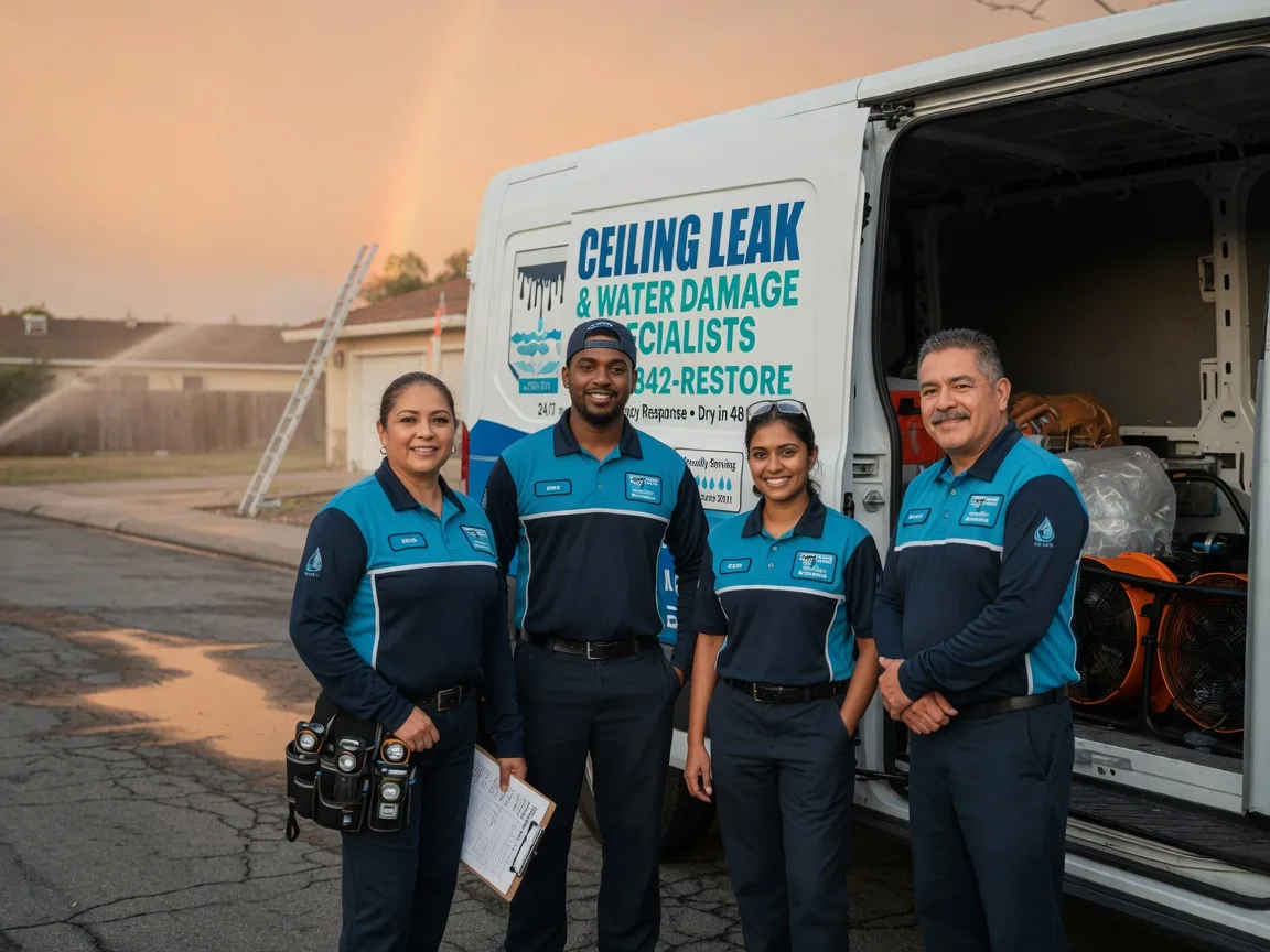 Ceiling Leak Cleanup company in Margie, MN