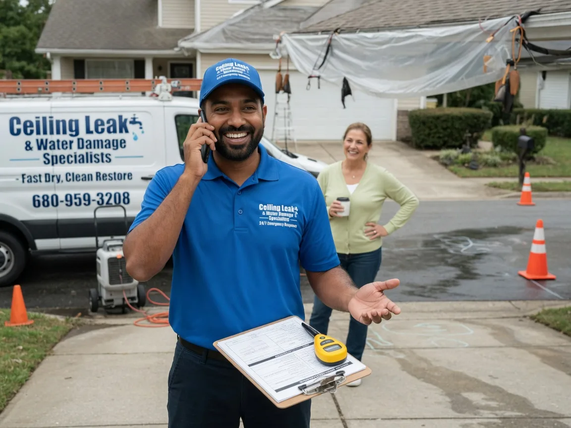 Ceiling Leak Cleanup Margie, MN FAQs